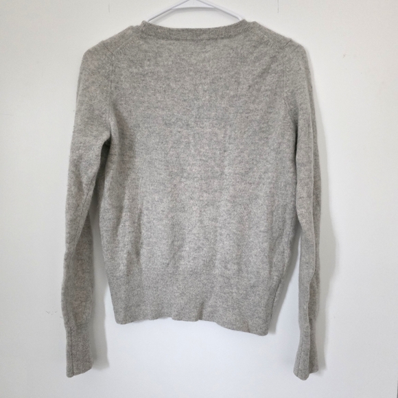 White + Warren 100% Cashmere Crewneck Pullover Sweater Small Luxury Top - Picture 4 of 7
